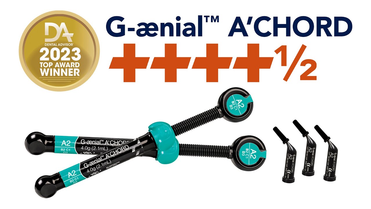 hVdJnn6hcWE-HD G-ænial™ A'CHORD rated Excellent by Dental Advisor!